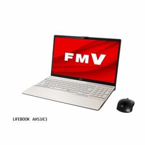 富士通　FMVA53E3G　ノートパソコン　FMV　LIFEBOOK　　シャンパンゴールド