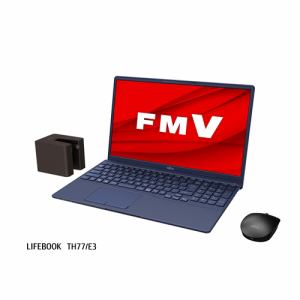 富士通　FMVT77E3L　ノートパソコン　FMV　LIFEBOOK　　インディゴブルー